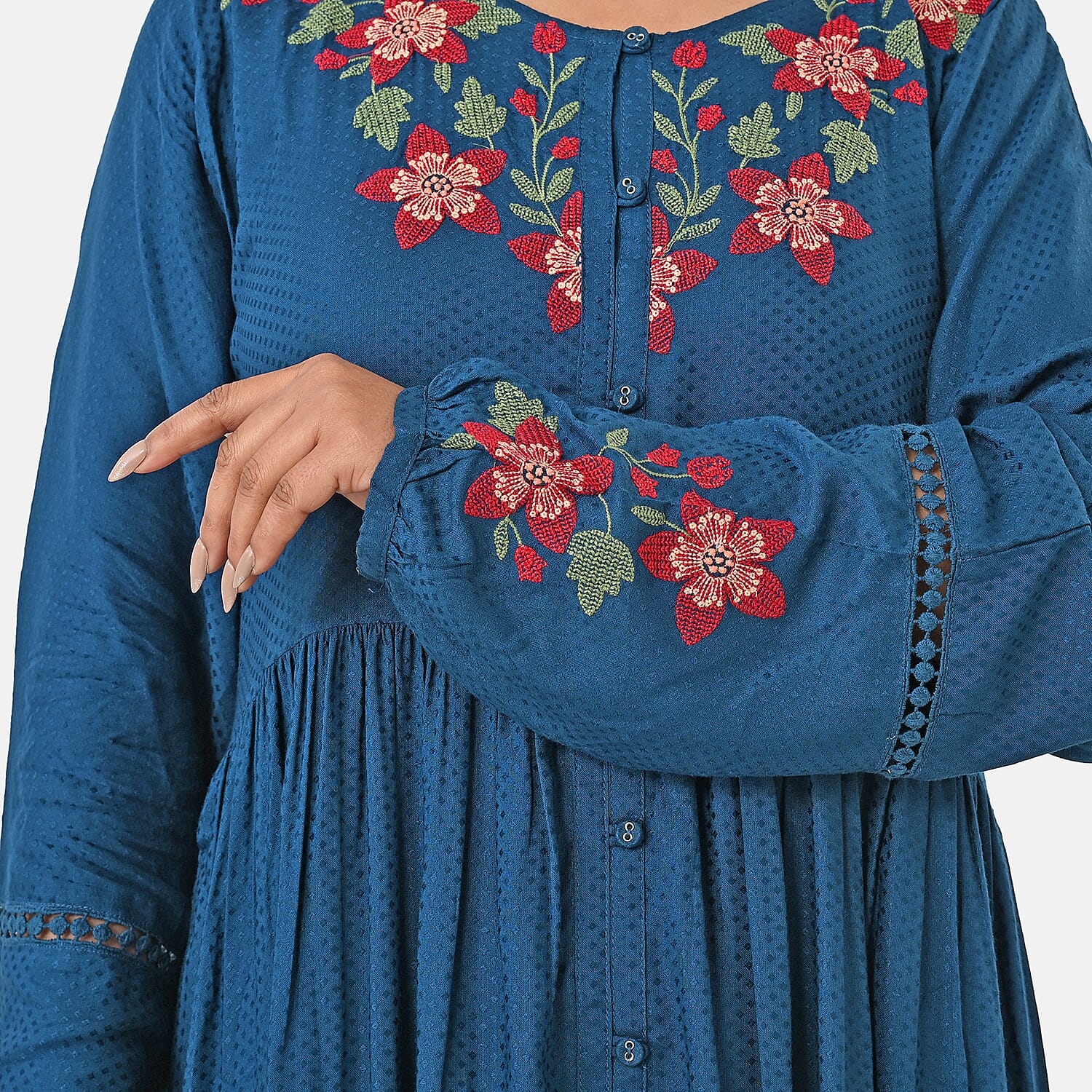 Rayon Printed Dress