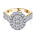 Luxuriant Lab Grown Diamond Fancy Ring in Sterling Silver