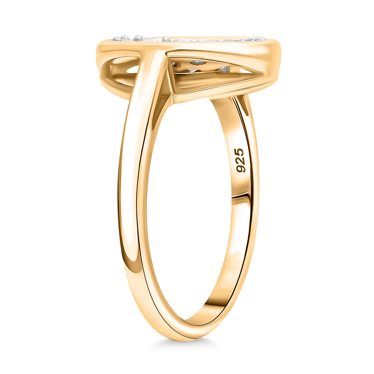 Luxuriant Lab Grown Diamond Fancy Ring in Sterling Silver