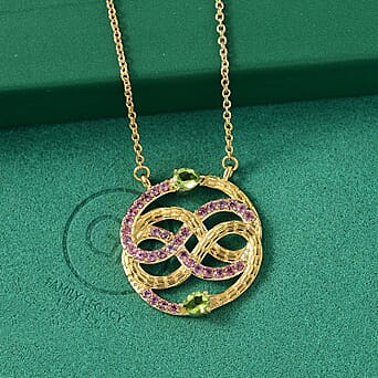 https://tjcuk.sirv.com/Products/81/7/8171302/GP-Peridot-Blue-Sapphire-Lotus-Garnet-Necklace-Size-20-in-18K-Vermeil-_8171302_1.jpg?w=342&h=342