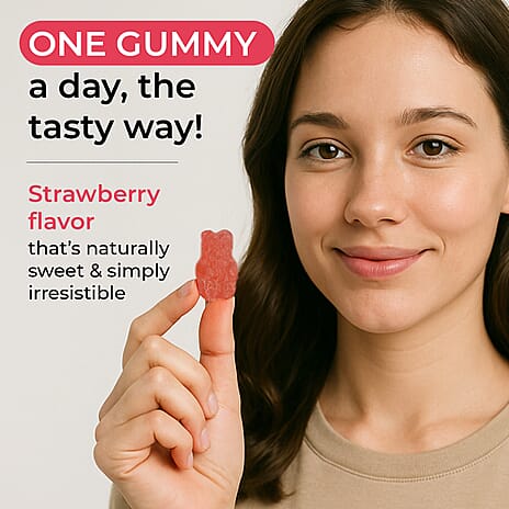 NECTOR Multivitamin SUGAR FREE Strawberry Gummies - 120 Days Supply (4 Months)