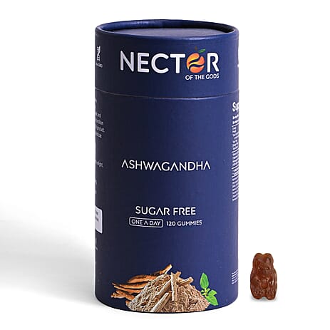 NECTOR Ashwagandha SUGAR FREE Gummies - 120 Days Supply (4 Months)