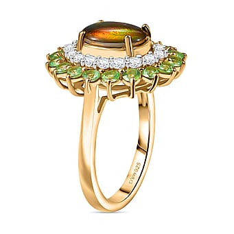https://tjcuk.sirv.com/Products/81/7/8171998/Ammolite-Tsavorite-Garnet-White-Zircon-Main-Stone-With-Side-Stone-Ring_8171998_3.jpg?w=342&h=342
