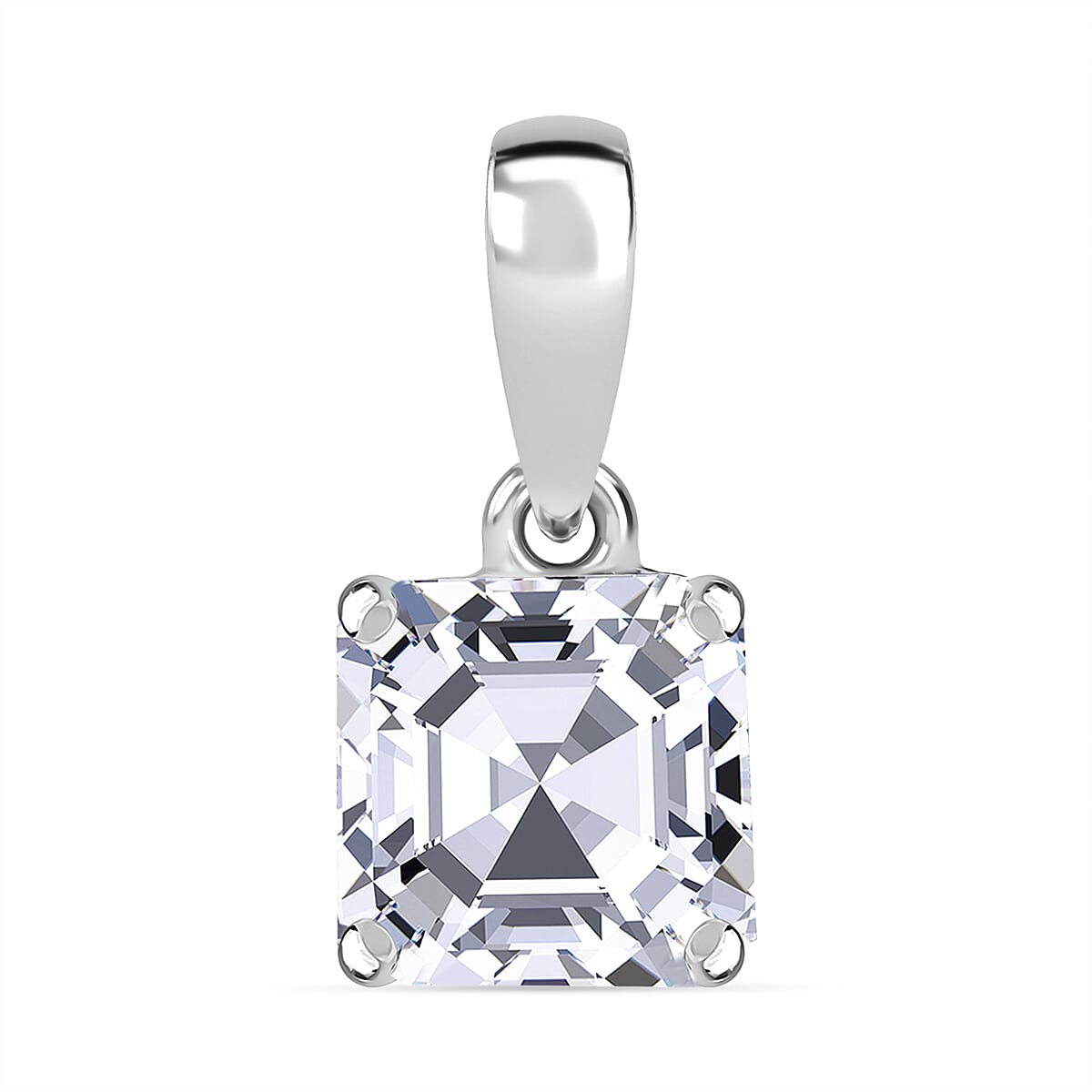 Luxuriant Diamond 14K White Gold IGI Certified (VS-EF) Lab Grown Diamond Pendant 3.01 Ct.