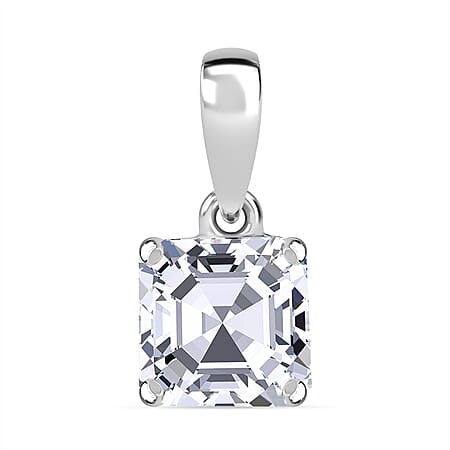 LUXURIANT 3 Ct. Lab Grown Diamond Solitaire Pendant in 14K White Gold IGI Certified VS-EF