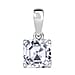 LUXURIANT 3 Ct. Lab Grown Diamond Solitaire Pendant in 14K White Gold IGI Certified VS-EF