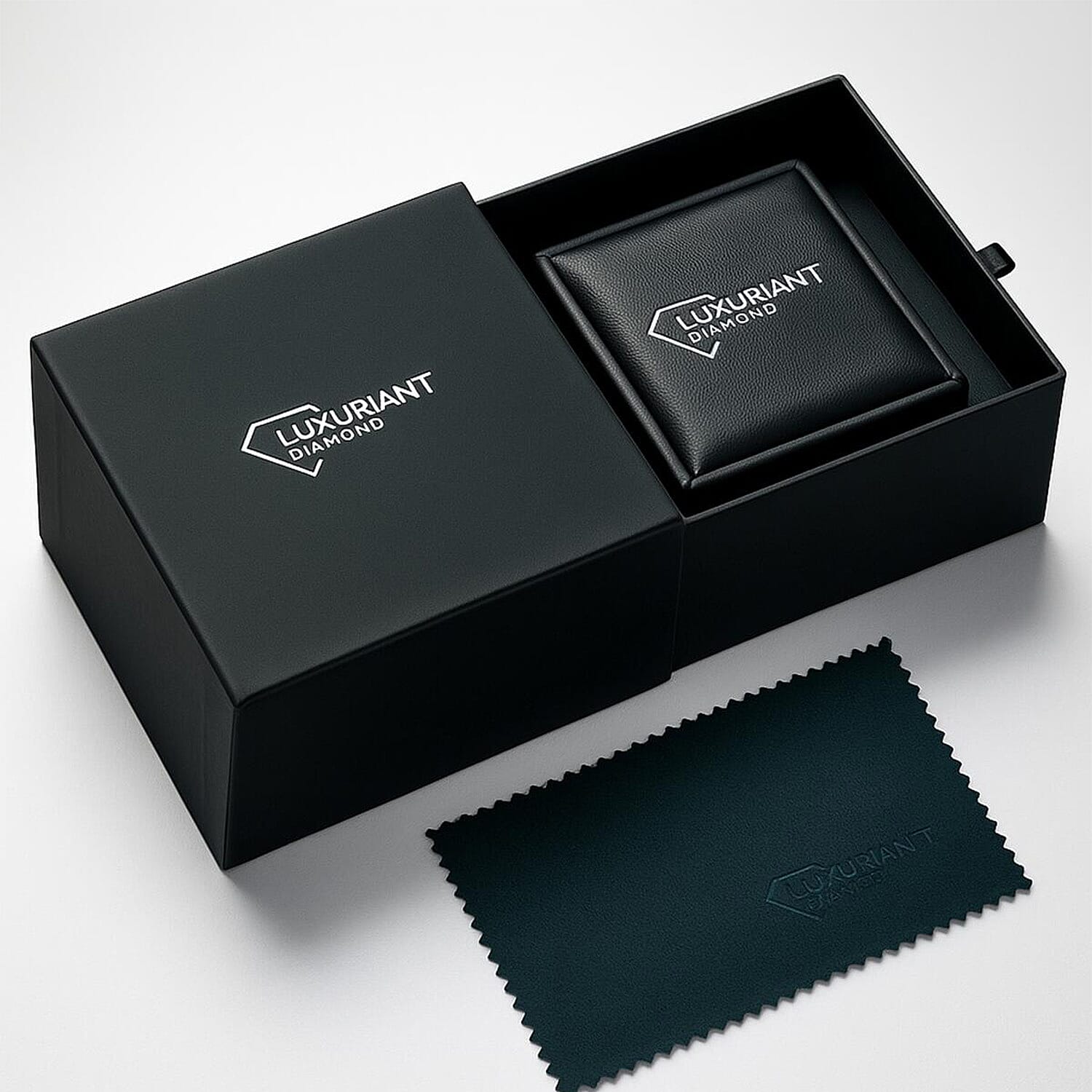 Luxuriant - 14K White Gold IGI Certified Lab Grown Diamond ( VS E-F) Earring with Screw Back 4.00 Ct.