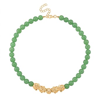https://tjcuk.sirv.com/Products/81/7/8172092/Green-Aventurine-Necklace-Size-18-2-Ext-in-Yellow-Gold-Plated-330-00-C_8172092_2.jpg?w=342&h=342