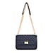 David Jones Elegant Quilted Shoulder Bag - Green
