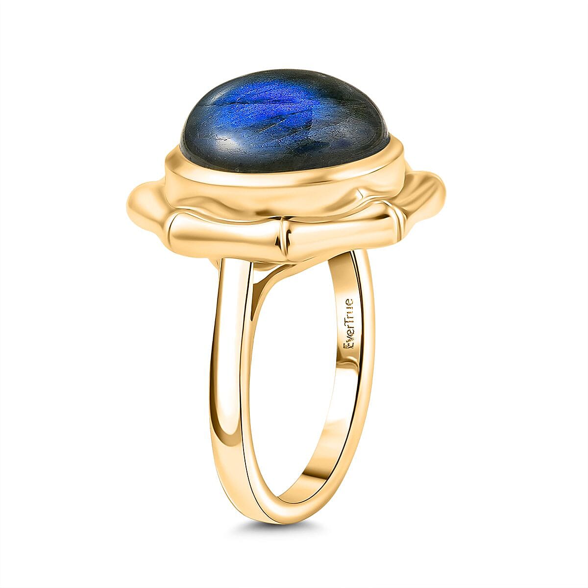 One Time Deal - Labradorite Solitaire Ring 6.824  Ct.