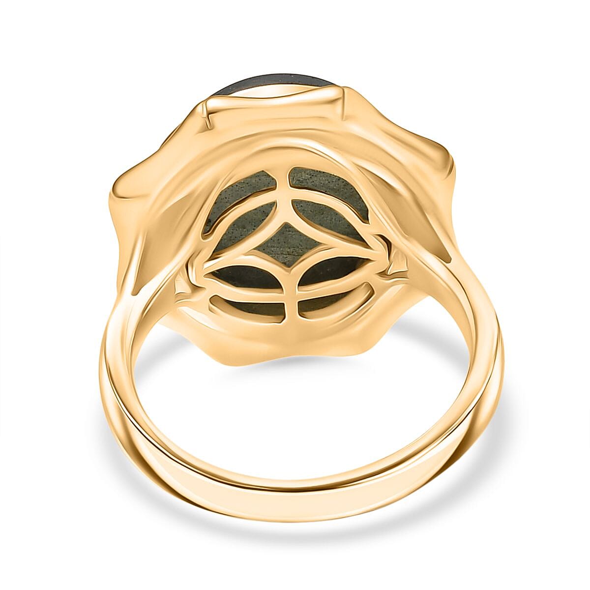 One Time Deal - Labradorite Solitaire Ring 6.824  Ct.