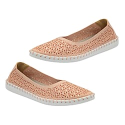 Lotus Ladies Natural Ewelina Slip-On-Shoes