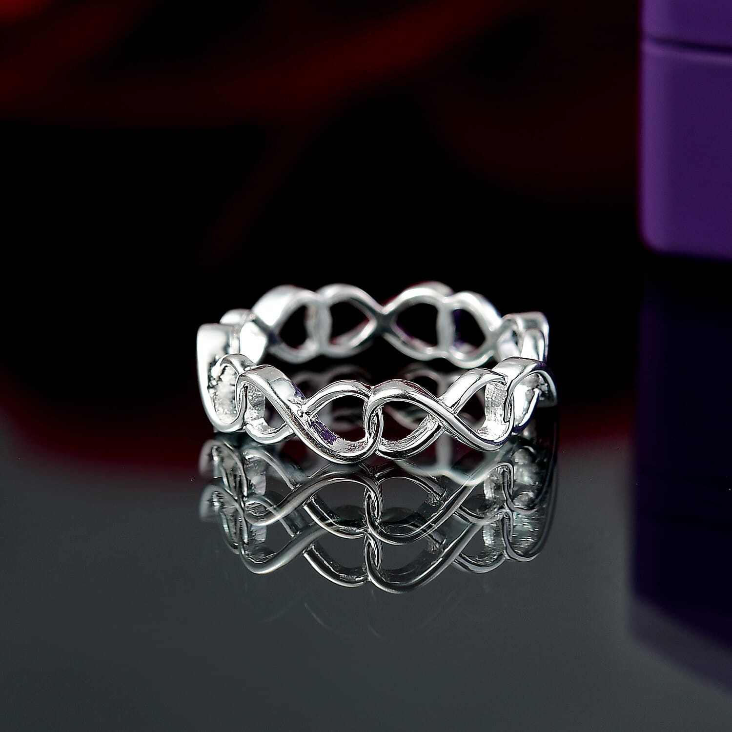 Sterling Silver Infinity Band Ring