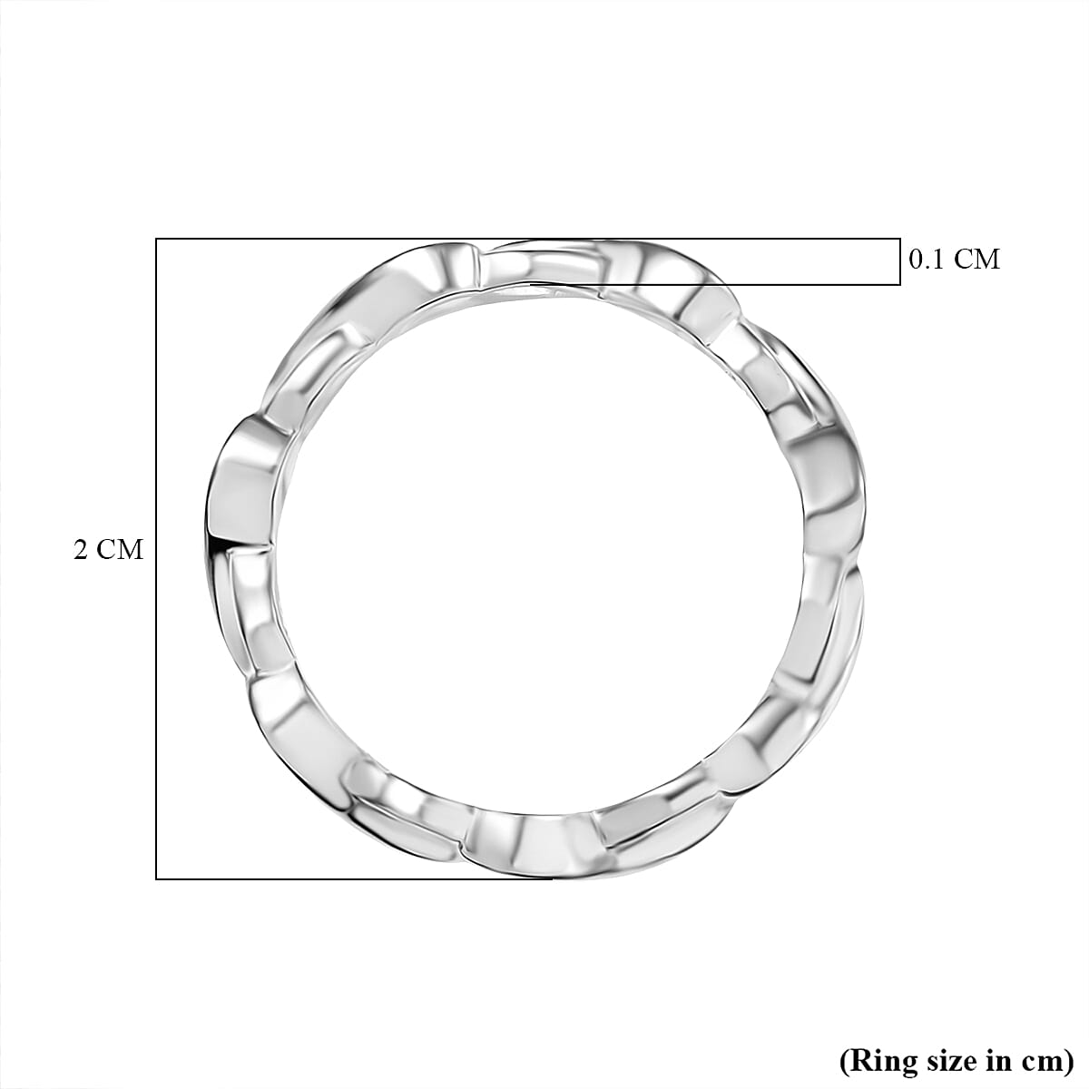 Sterling Silver Infinity Band Ring