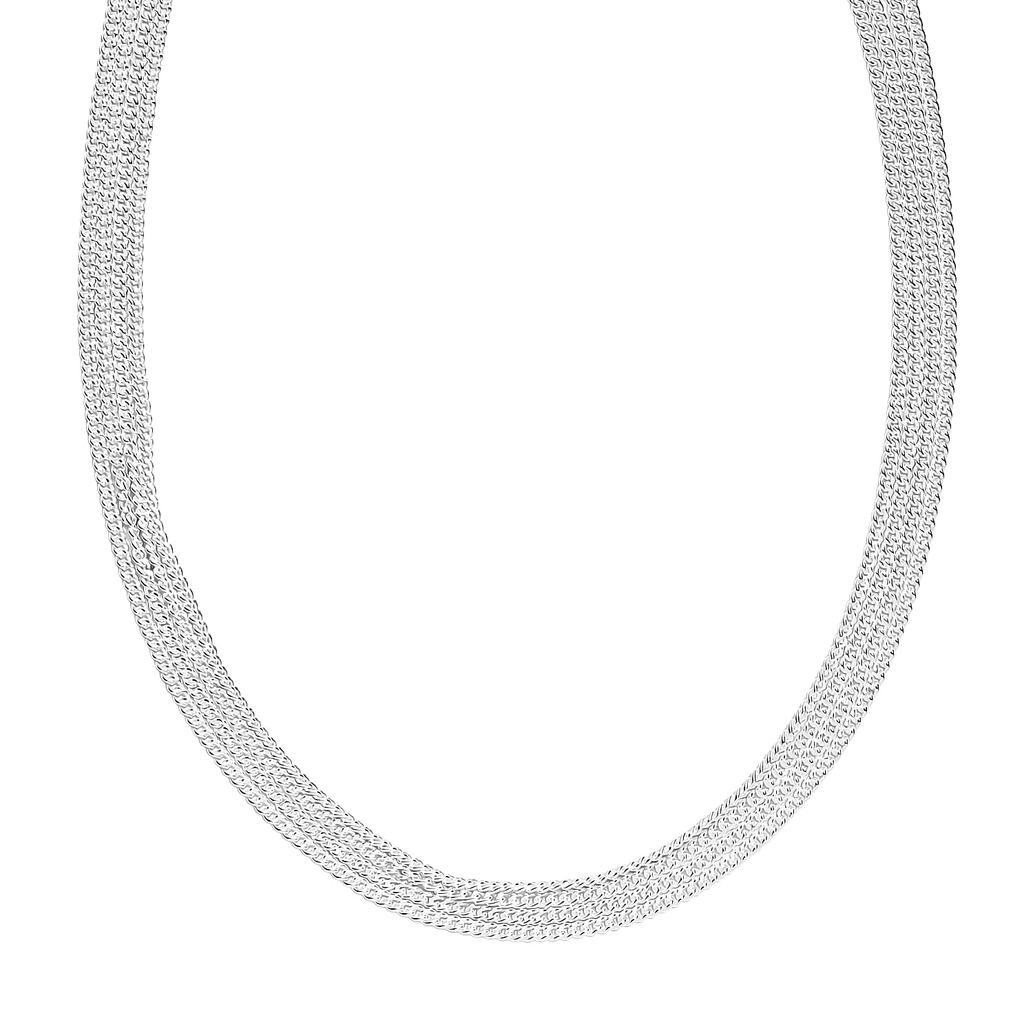 Sterling Silver Necklace (Size - 20)