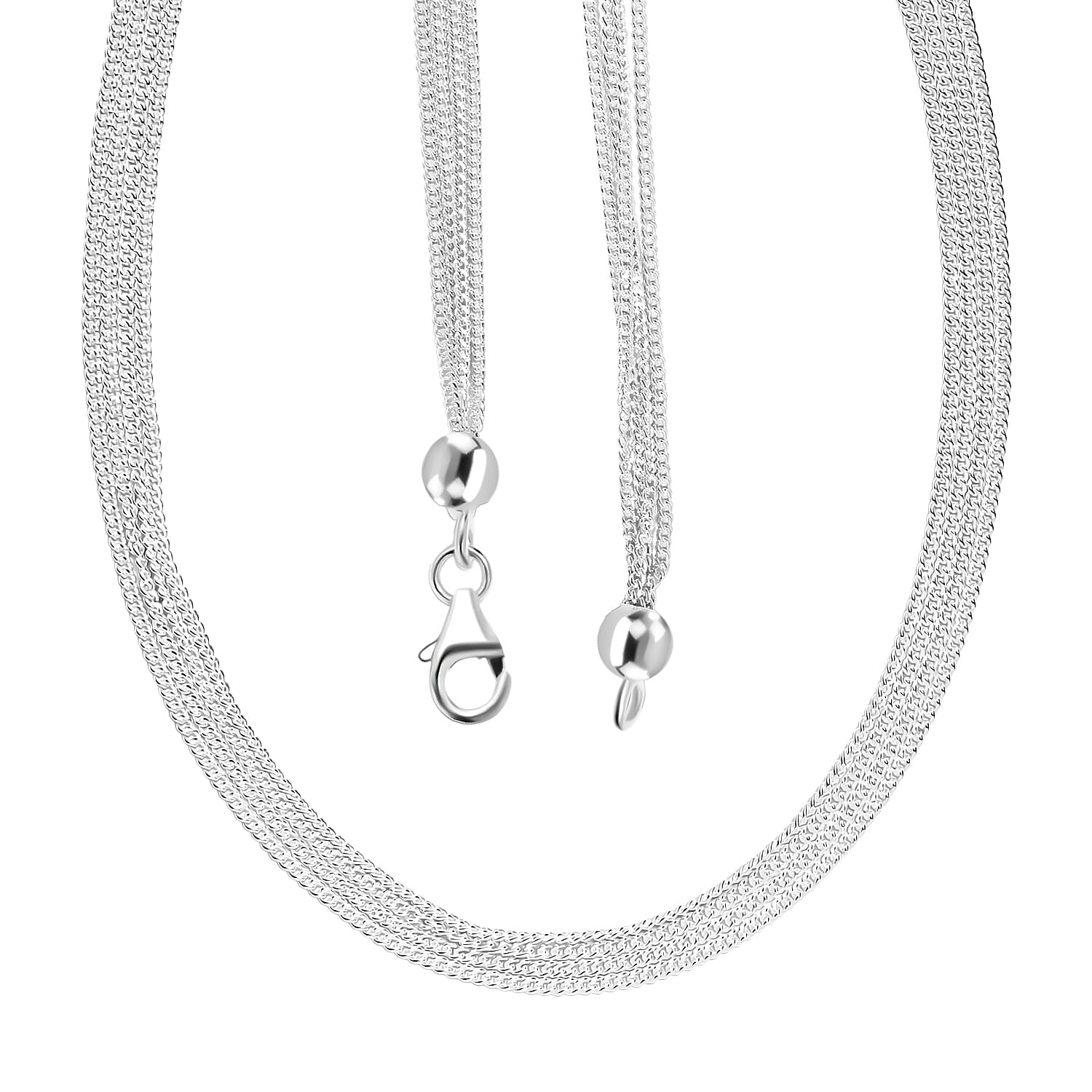 Sterling Silver Necklace (Size - 20)