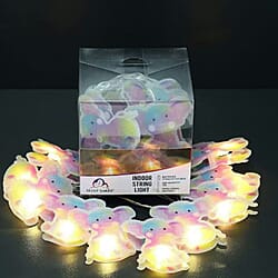 String Lights with Leopards (AA Batteries not incl.) - Yellow