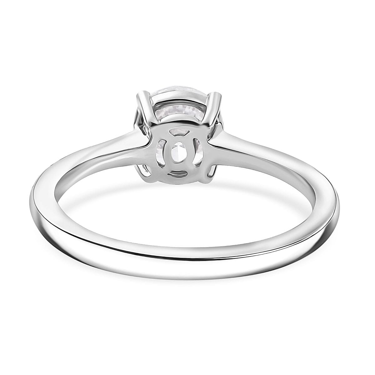 Luxuriant 14K Gold VS-EF Lab Grown Diamond Solitaire Ring