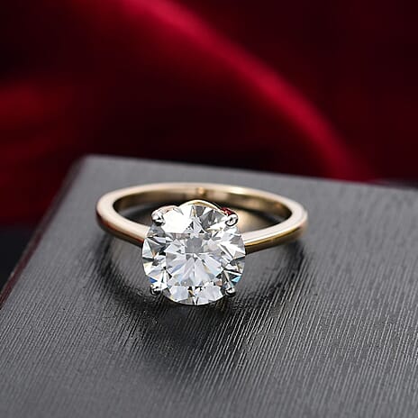 Luxuriant Diamond 14K Yellow Gold VS-EF Lab Grown Diamond VS-EF Solitaire Ring, Gold Wt.2.53 Gms  3.040  Ct.