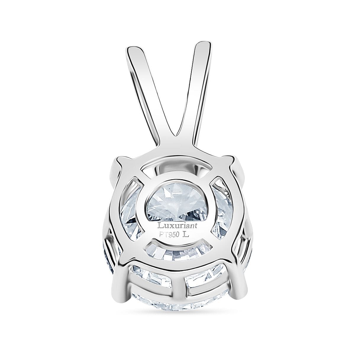 Luxuriant - 950 Platinum SGL Certified Lab Grown Diamond Solitaire Pendant 3.06 Ct. Luxuriant - 950 Platinum SGL Certified Lab Grown Diamond Solitaire Pendant 3.06 Ct.