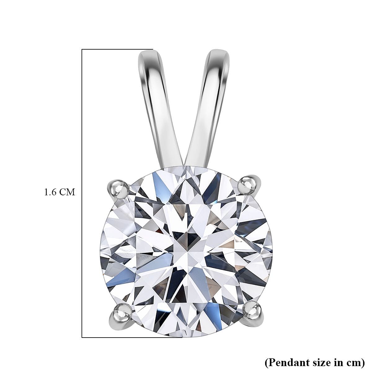 Luxuriant - 950 Platinum SGL Certified Lab Grown Diamond Solitaire Pendant 3.06 Ct. Luxuriant - 950 Platinum SGL Certified Lab Grown Diamond Solitaire Pendant 3.06 Ct.
