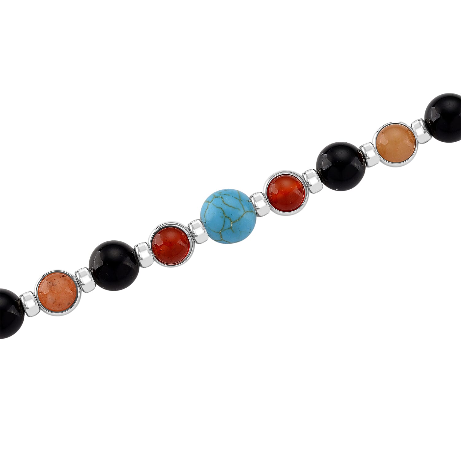 Tucson Find- Multi Gemstones Necklace (Size - 18 - 2) 213.00 Ct.