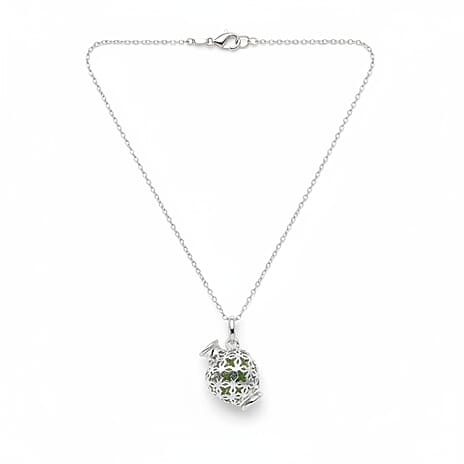 Close Out Deal - Peridot Pendant With Chain (Size - 16-2 Ext) with Lobster Clasp Sterling Silver 6.80 Ct.