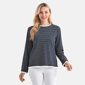 https://tjcuk.sirv.com/Products/81/7/8179605/La-Marey-Cotton-Stripe-Top-Size-Medium-Blue-Blue_8179605_3.jpg?w=342&h=342