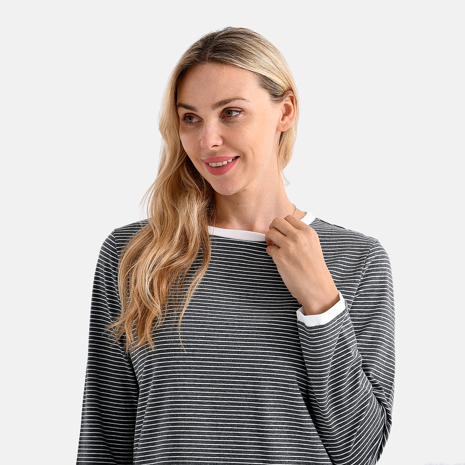 La Marey Classic Crew Neck Striped T-Shirt