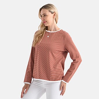 https://tjcuk.sirv.com/Products/81/7/8179730/La-Marey-Cotton-Striped-Top-Size-XL-Orange-White_8179730_3.jpg?w=342&h=342