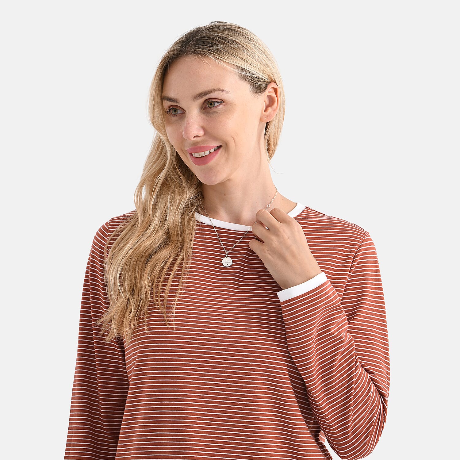 La Marey Cotton Striped Top