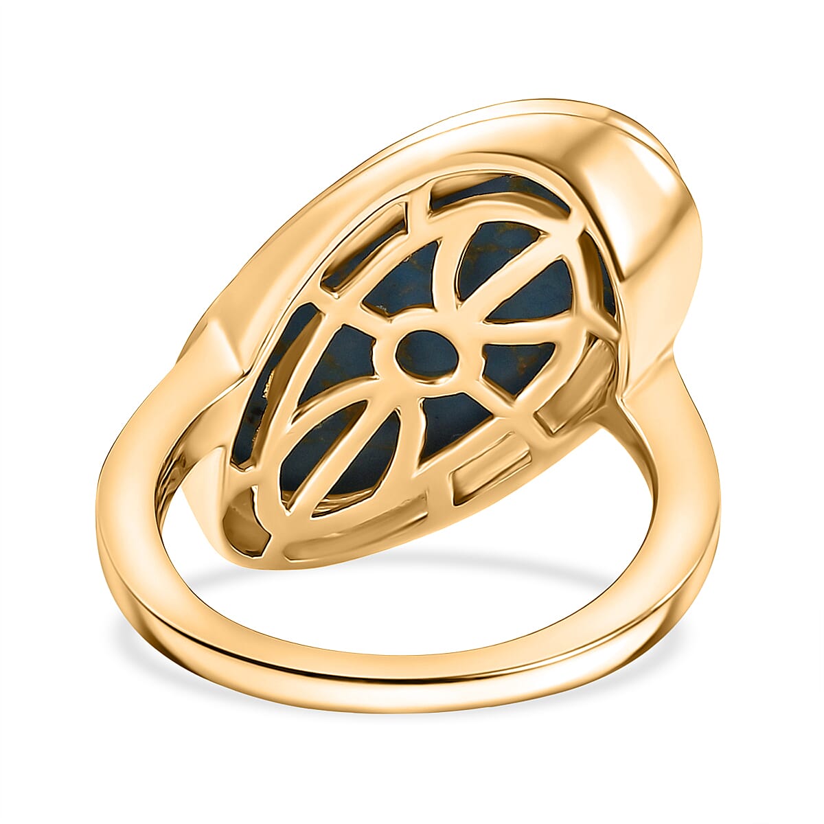 Tucson Find - Blue Turquoise Solitaire Ring 7.61 Ct.