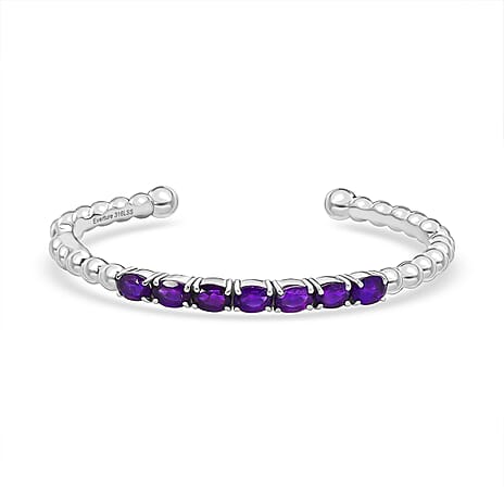 Super find- AAA African Amethyst Full Bangle (Size 7.5 - 8.5) 5.13 Ct.