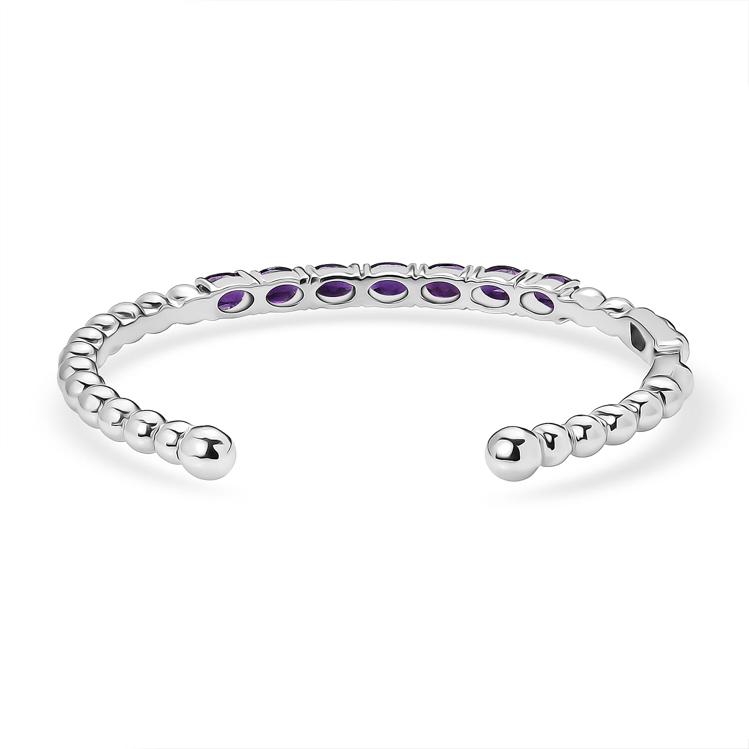 Super find- AAA African Amethyst Full Bangle (Size 7.5 - 8.5) 5.13 Ct. Super find- AAA African Amethyst Full Bangle (Size 7.5 - 8.5) 5.13 Ct.