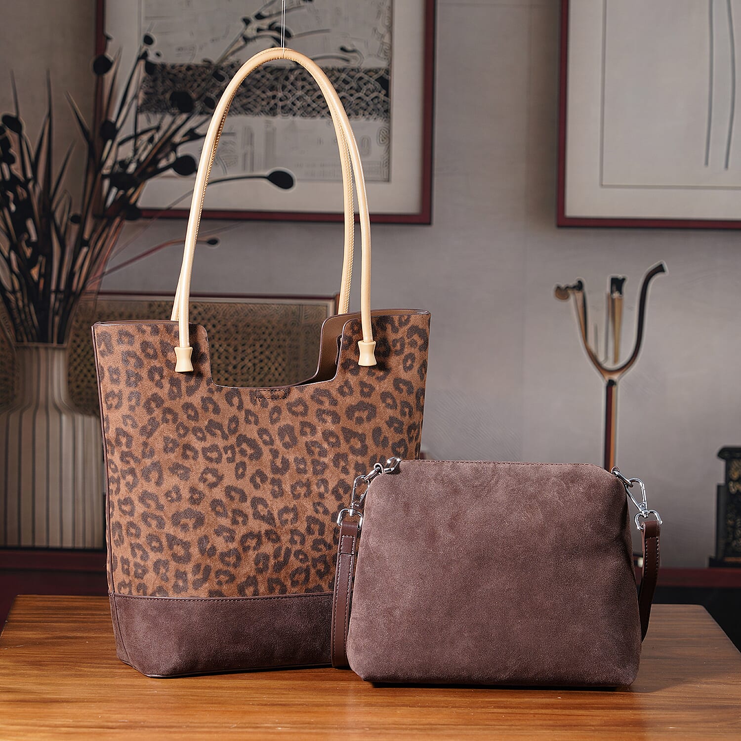 Leather-Leopard-Tote-Bag-Size-25x10x32-cm-Leopard-Leopard