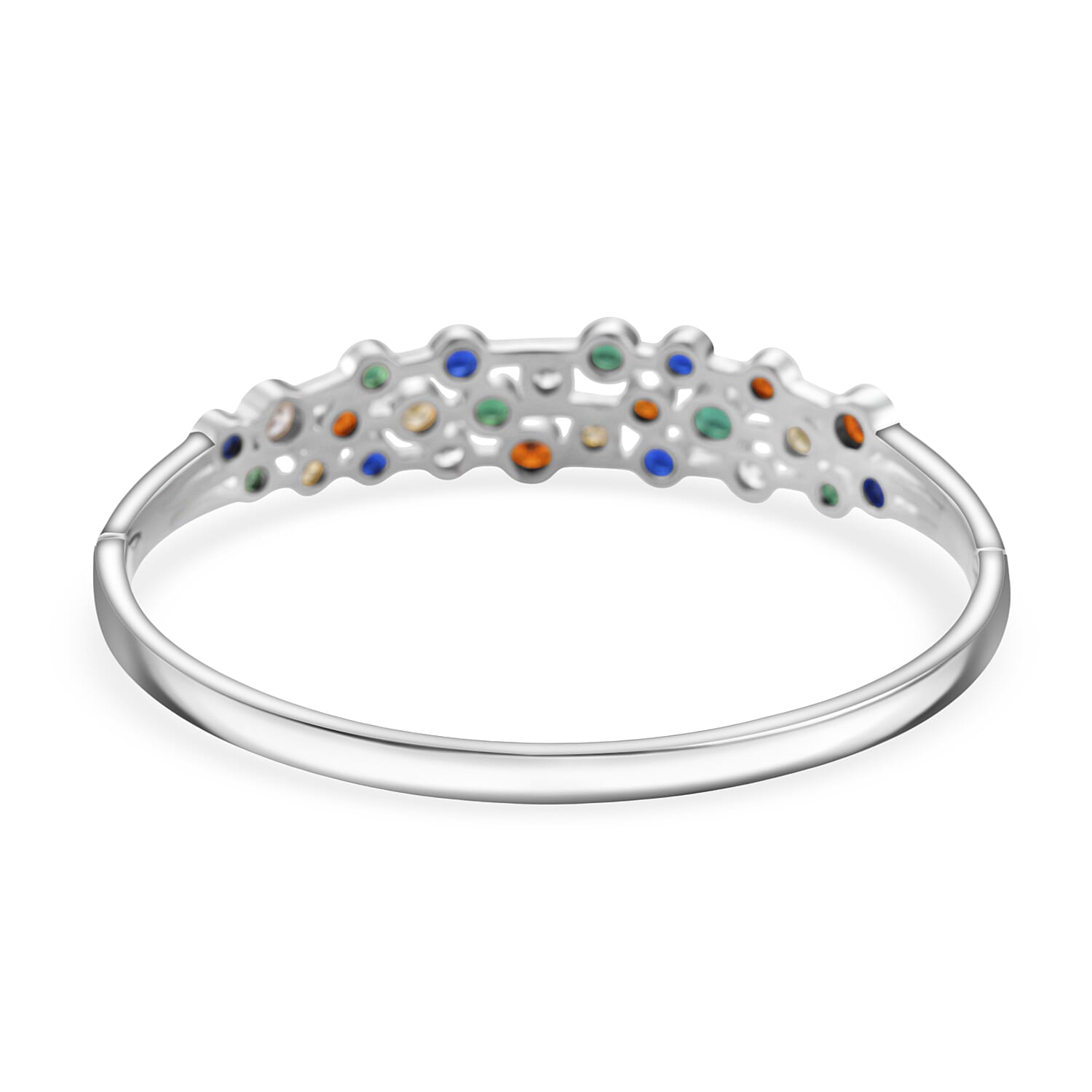 Bubble Collection - Multi Colour Cubic Zirconia Bangle (Size - 7.5) 5.00 Ct.