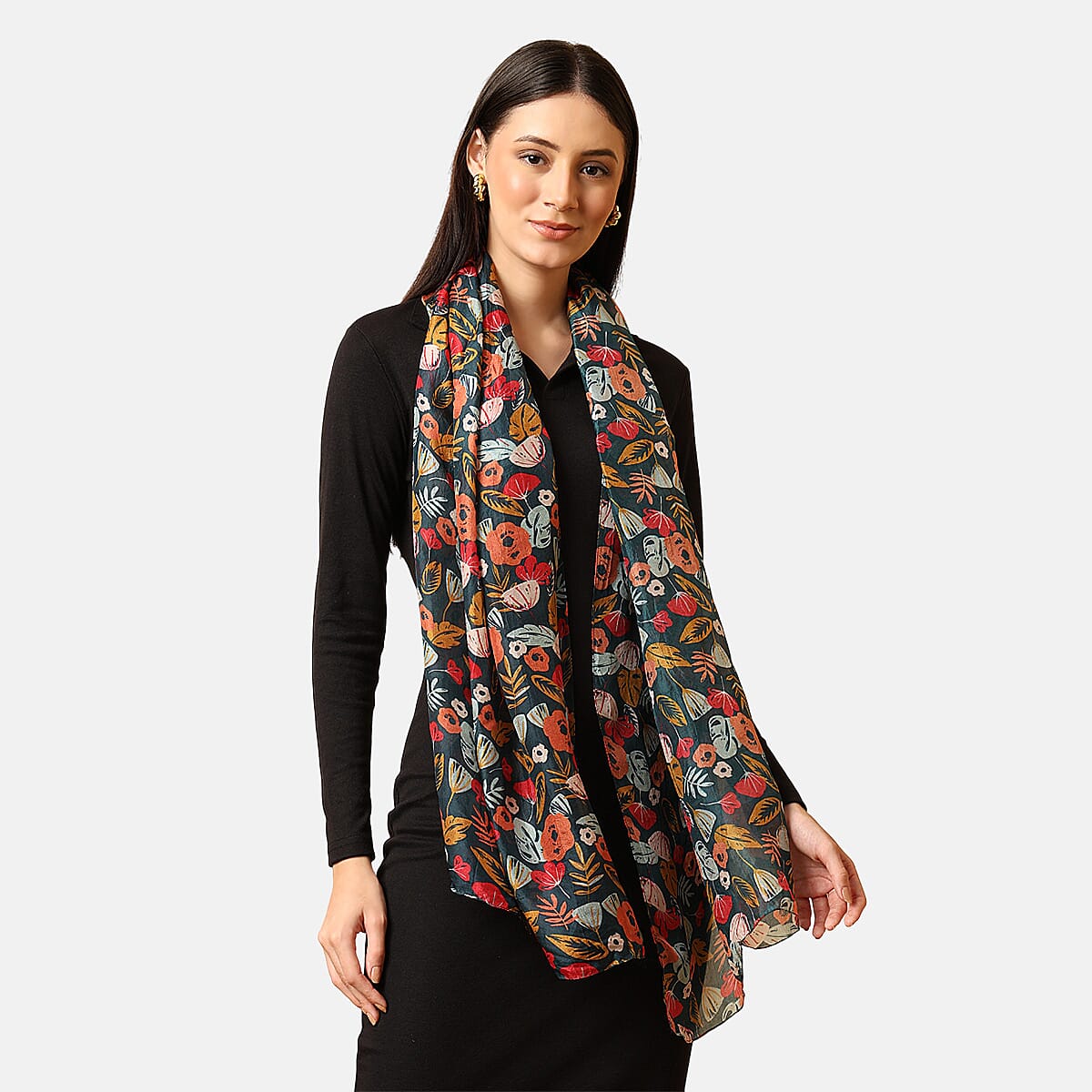 VALLISERIE-100-Silk-Botanical-Elements-Digital-Printed-Scarf-50x175-cm