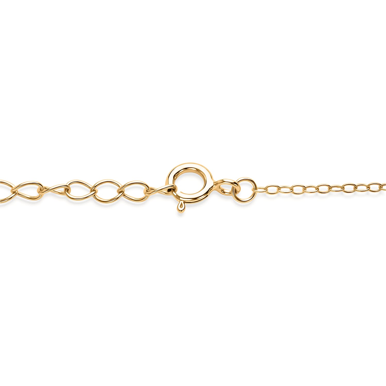 Blue Apatite Pendant with Chain (Size - 16-2 Ext) with Spring Ring Clasp in Yellow Gold Plated Sterling Silver 5.00 Ct.