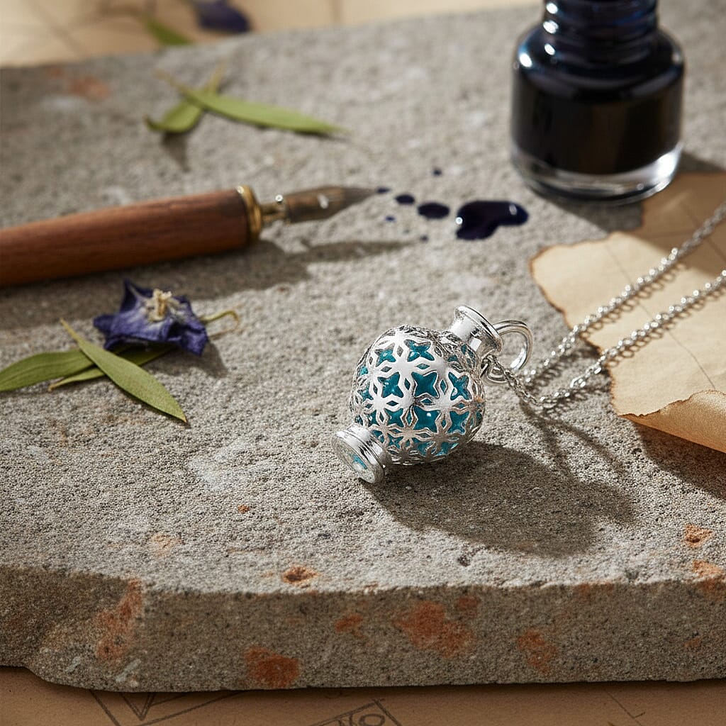 Blue Apatite Pendant with Chain (Size 16-2 Ext) With Lobster Clasp in Yellow Gold Plating in Rhodium Overlay Sterling Silver 6.80 Ct.