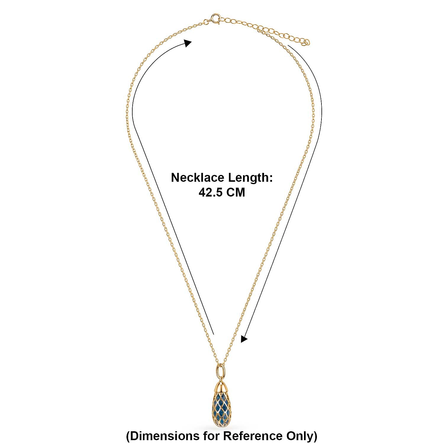 Blue Apatite Pendant Sterling Silver  1.500  Ct.