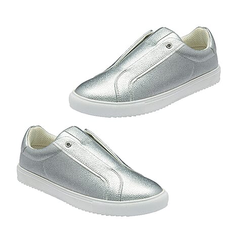 Lotus Silver Leon Slip-On Shoes (Size - 8)