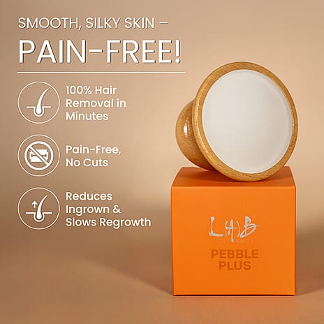 Lab Life Beauty Double Sided Pebble Plus - Bladeless Hair and Dry Skin Removal