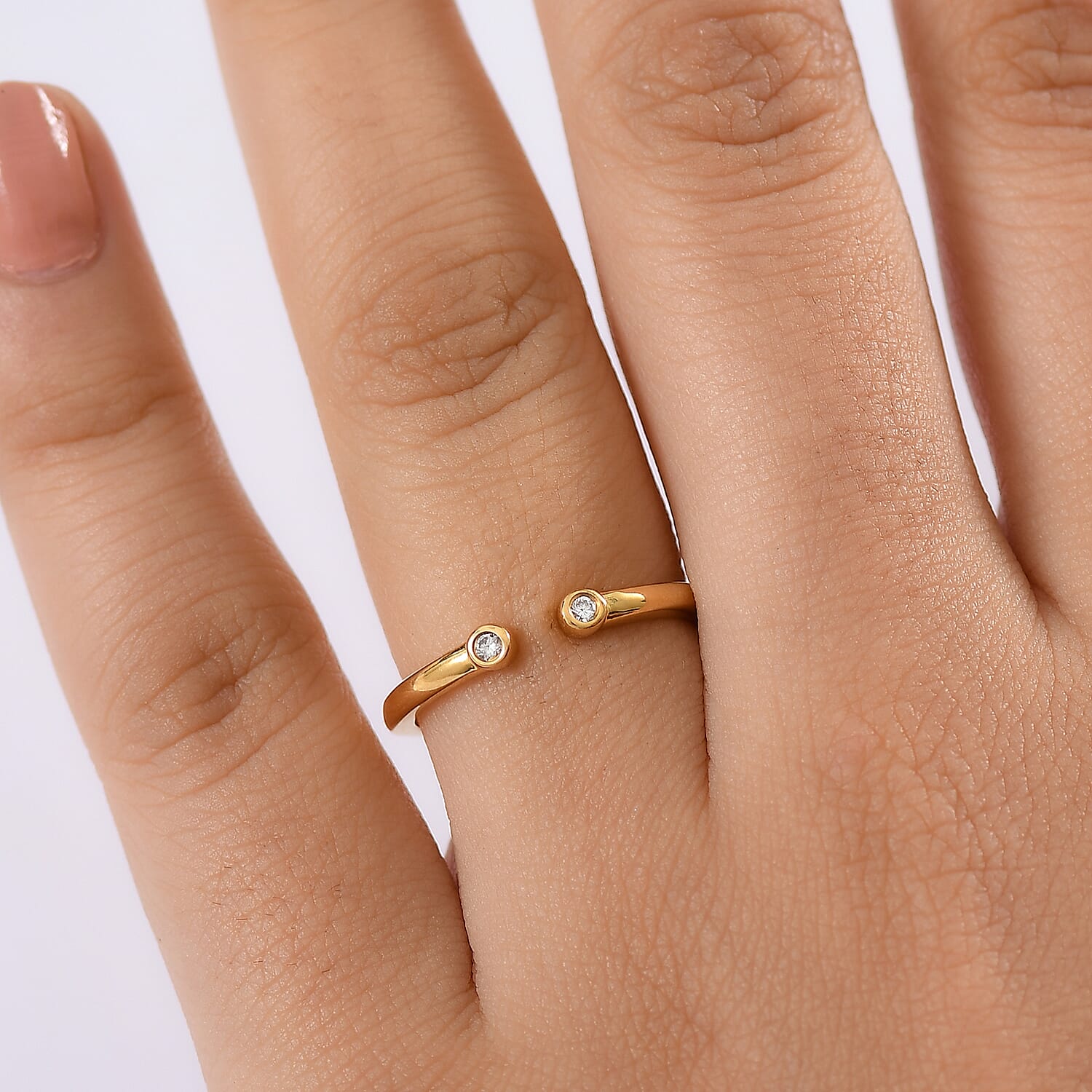 Luxuriant Lab Grown Diamond (SI-GH) Ring in Sterling Silver