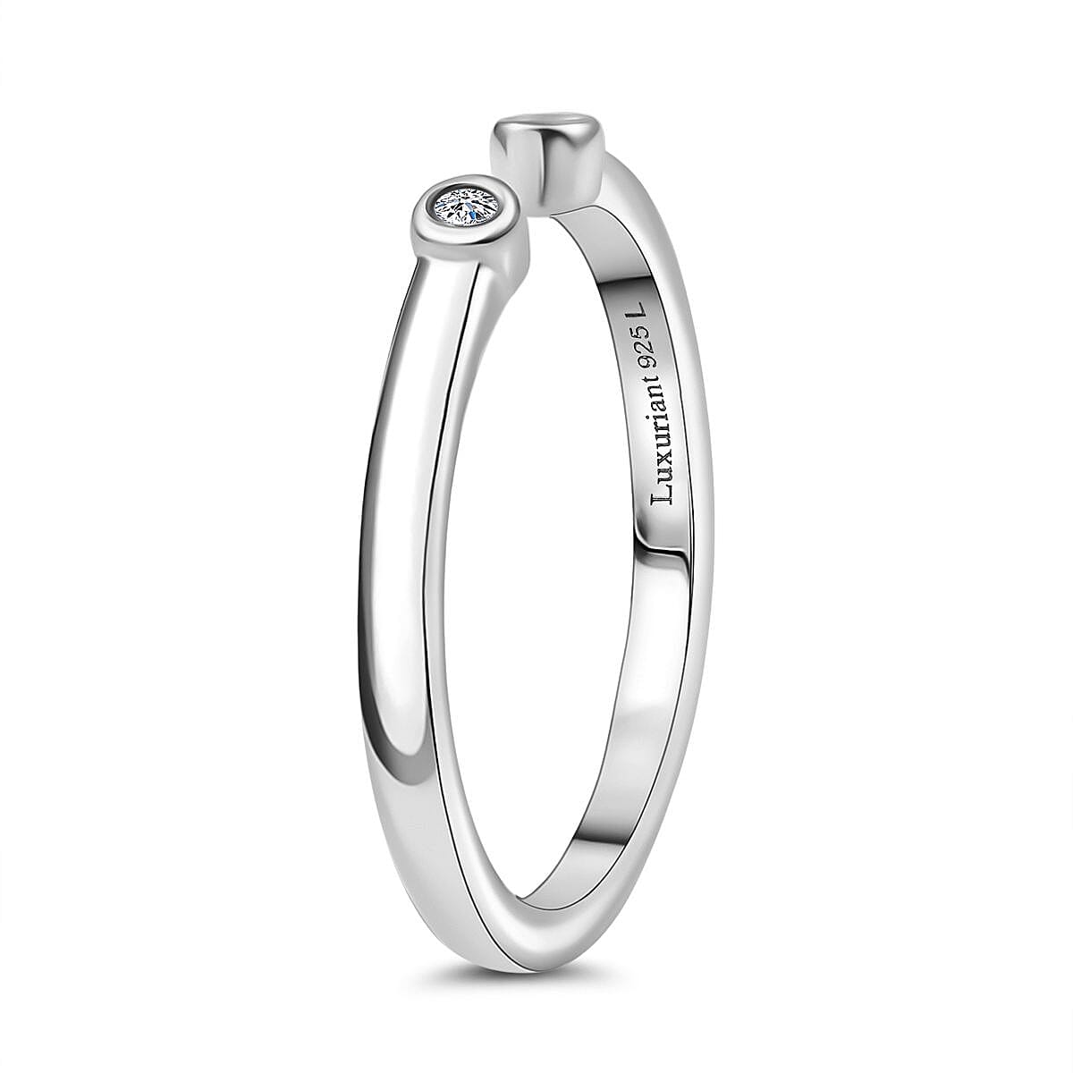 Luxuriant Lab Grown Diamond (SI-GH) Ring in Sterling Silver