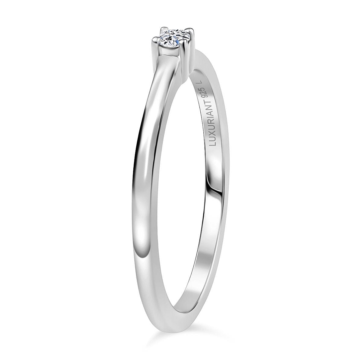 Luxuriant Lab Grown Diamond Fancy Ring in Sterling Silver
