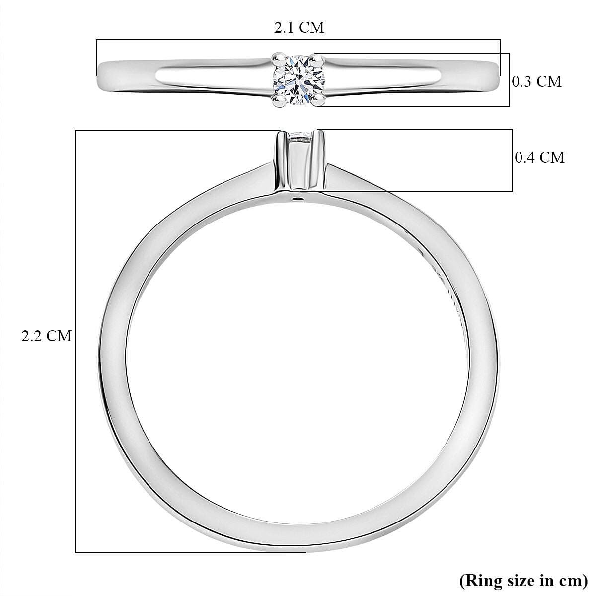 Luxuriant Lab Grown Diamond Fancy Ring in Sterling Silver