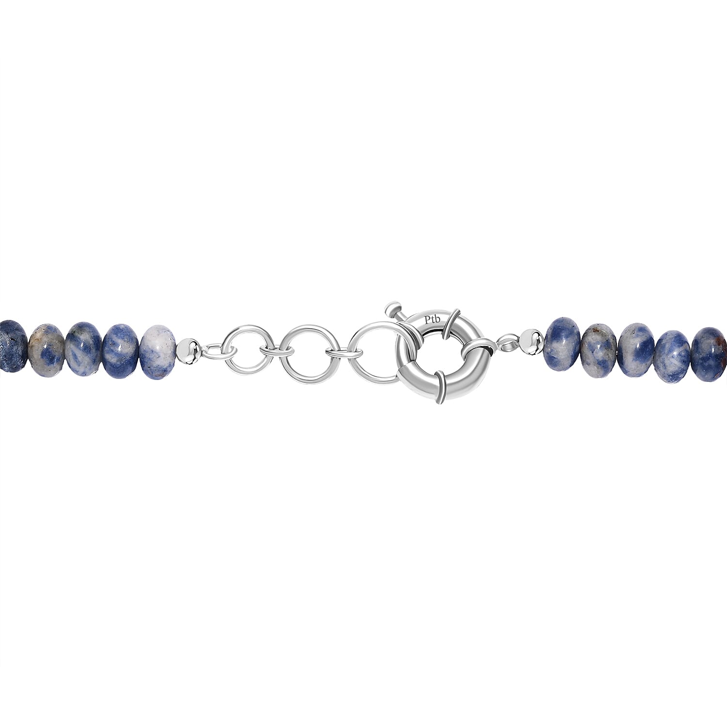 Sodalite Necklace (Size 20-1 Ext.) with Senorita Clasp 200.00 Ct.