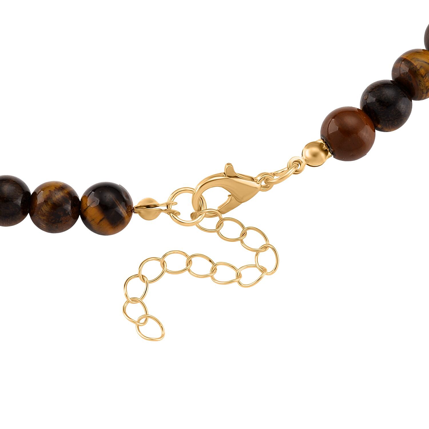 Tigers Eye Dragon Necklace (Size 18 - 2 Ext) with Lobster Clasp 230.00 Ct.