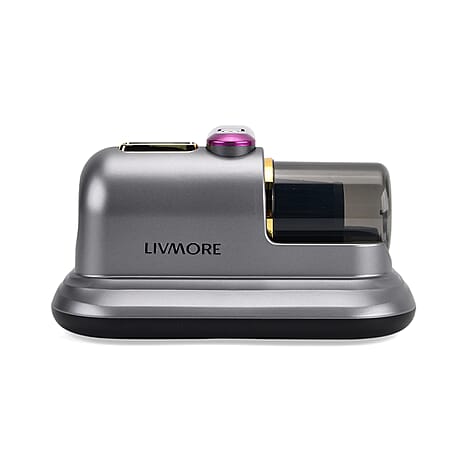 Livmore Cordless UV Bed Vacuum Cleaner - Removes Dust, Pollen, Pet Dander, Mites and Bugs for beds, sofas, carpets and fabrics