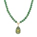 Golden Sunstone Seahorse Necklace (Size 18 - 2 Ext) with Lobster Clasp 230.00 Ct.
